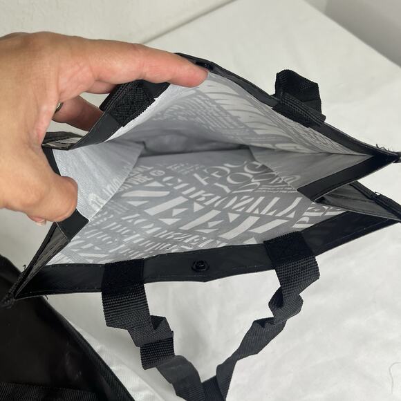 Lululemon Athletica Reusable Shopping Bags Bundle Of 2 Small Size Both Practical - Picture 5 of 6